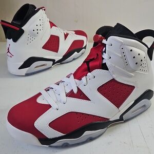  Air Jordan 6 Retro Carmine Mens 9.5 Never Worn With Orginal Box!